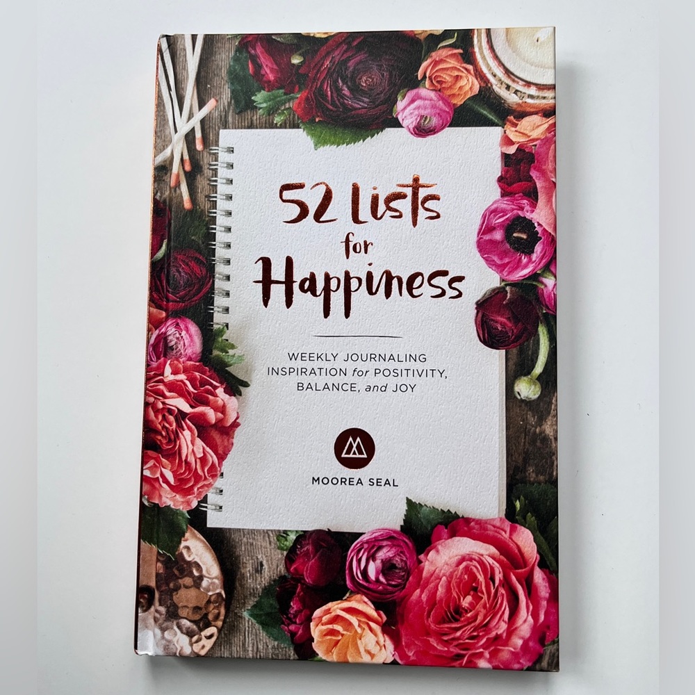52 Lists for Happiness: Weekly Journaling Book by